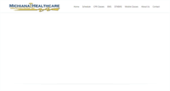 Desktop Screenshot of michianahealthcare.com